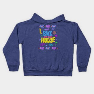 Back At The House Ugly Sweater Kids Hoodie